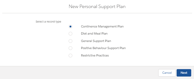Create and edit a personal support plan – Lumary